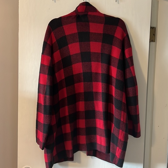 Bass Buffalo plaid sweater coat - Picture 6 of 6